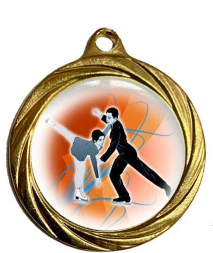 Immagine di MEDAGLIA PATTINAGGIO diametro mm. 32