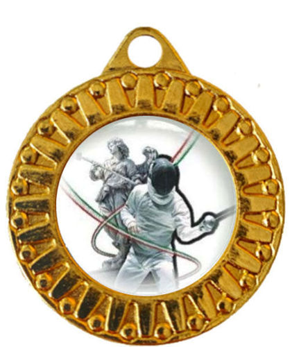 Immagine di MEDAGLIA SCHERMA - diametro mm. 40