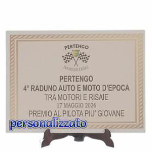 Immagine di TARGA IN PLEX - Art. TA_PL_001