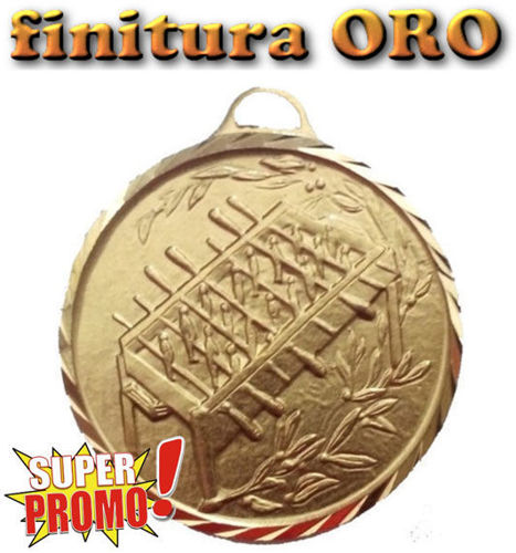 Immagine di MEDAGLIA CALCIOBALILLA ORO Ø mm. 32
