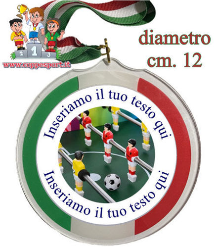 Immagine di MEDAGLIONE CALCIOBALILLA Ø mm. 120