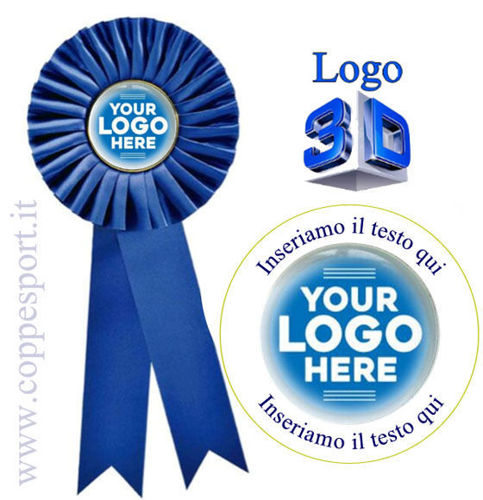 Immagine di COCCARDA BLU MAXI - Art. 7259/B