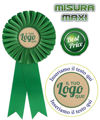Immagine di COCCARDA VERDE MAXI - Art. 7461G
