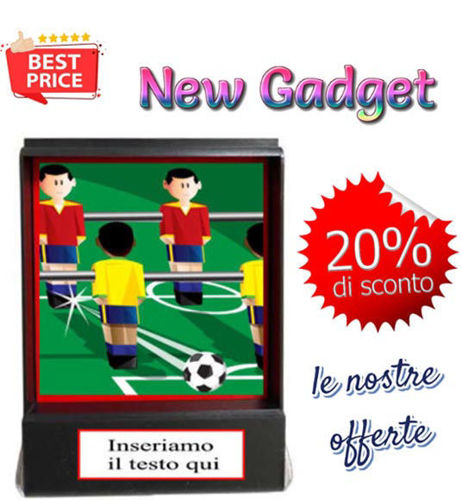 Immagine di TARGHETTA CALCIOBALILLA - Art. PL76