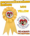 Immagine di MINI COCCARDA GIALLO GATTI - Art. 7474Y