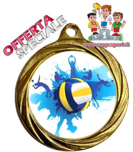 Immagine di MEDAGLIA PALLAVOLO - Ø mm. 32