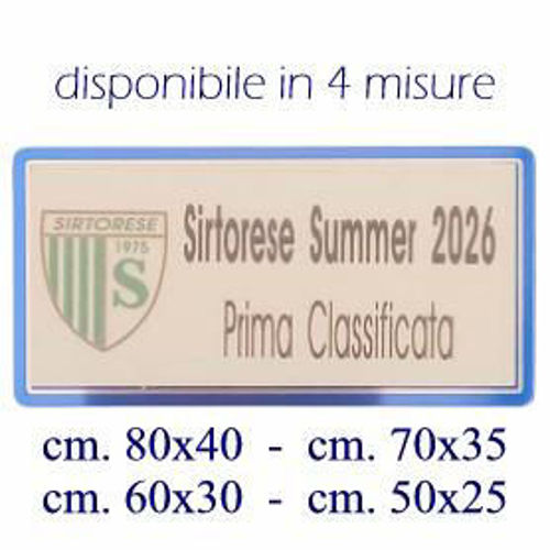 Immagine di TARGHETTA IN METALLO BLU