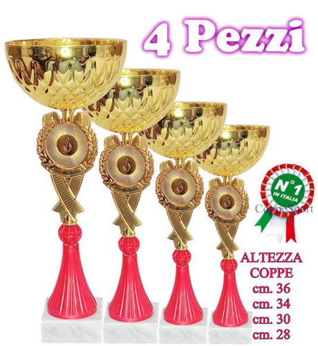 Immagine di SERIE DI 4 COPPE - Art. 452/S4