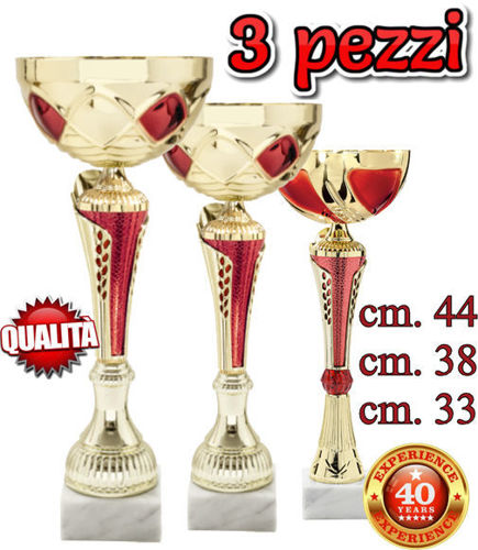Immagine di 3 COPPE IN SERIE - Art. 1618/G