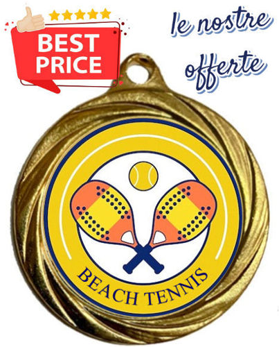 Immagine di MEDAGLIA BEACH TENNIS Ø mm. 32