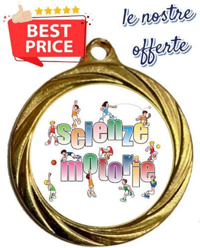 Immagine di MEDAGLIA SCIENZE MOTORIE Ø mm. 32