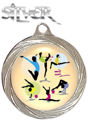 Immagine di MEDAGLIA GINNASTICA  - Ø mm. 32