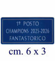 Immagine di TARGHETTA IN METALLO BLU