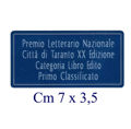 Immagine di TARGHETTA IN METALLO BLU