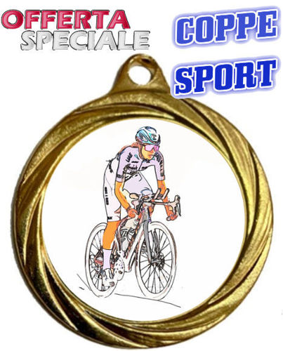 Immagine di MEDAGLIA CICLISMO - Ø mm. 32