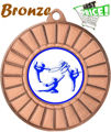 Immagine di MEDAGLIA GINNASTICA Ø mm. 50