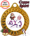 Immagine di MEDAGLIA NATALIZIA GINNASTICA mm. 40