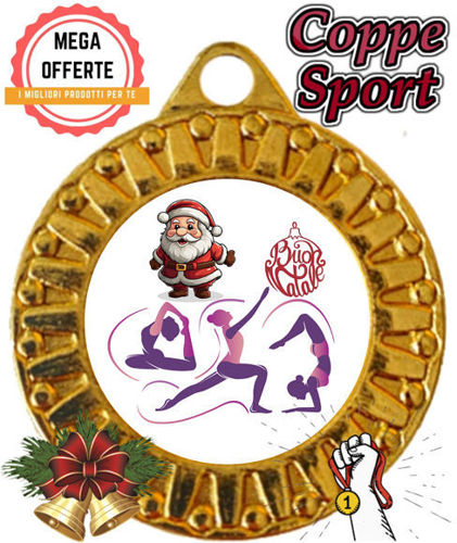 Immagine di MEDAGLIA NATALIZIA GINNASTICA mm. 40